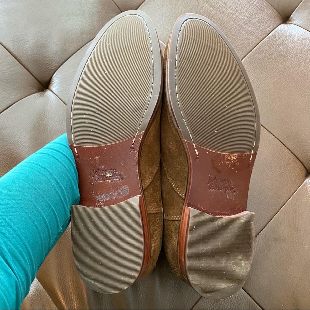 Johnston & Murphy Brown Suede Boots - Picture 6 of 8